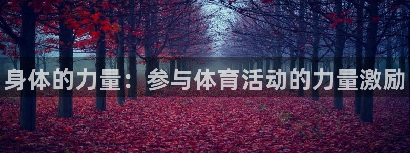 oety欧亿体育官网下载软件：身体的力量：参与体育活